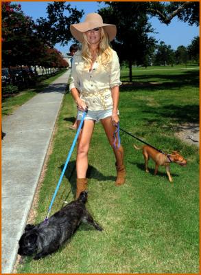 Pamela Anderson Saves Abandoned Dogs